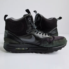 Load image into Gallery viewer, Nike Air Max 1 Mid Sneaker Boot Black UK7 Korreckt
